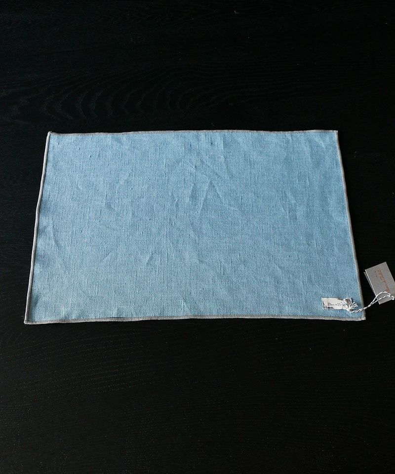 Luncheon Mat Verone Gray Blue [Water Repellent]