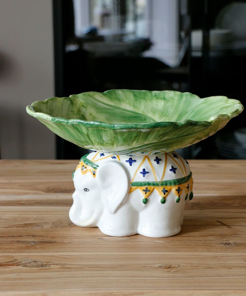 Les Ottomans Fruit Stand Elephant Leaf