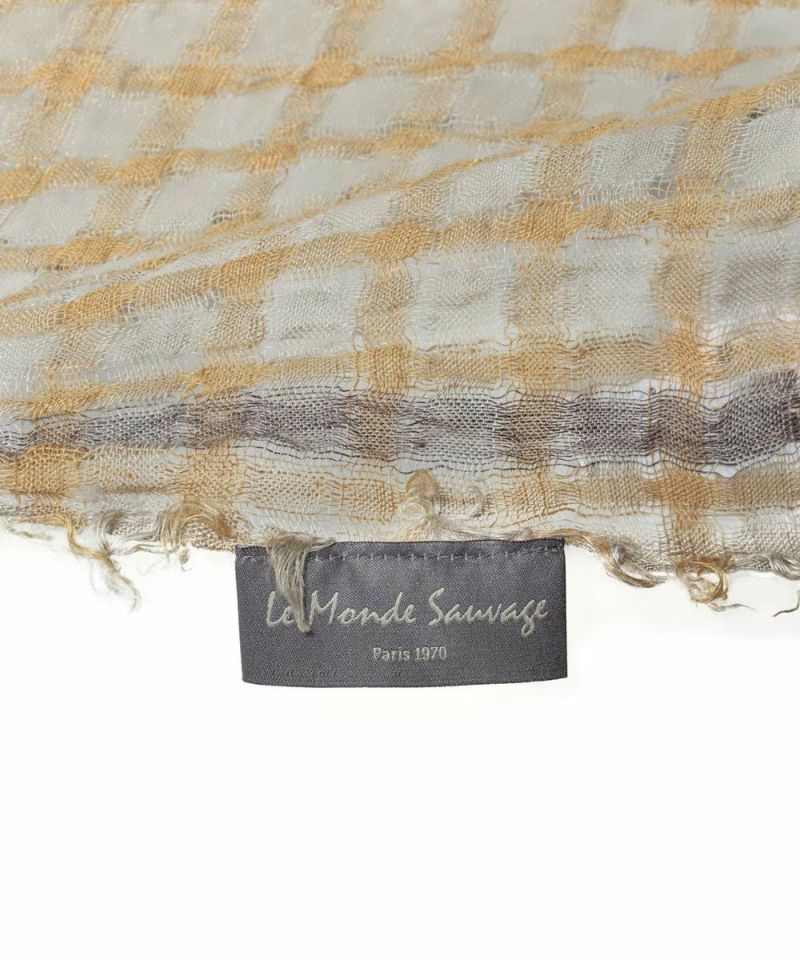 Beatrice LAVAL リネンカーテン・ハルマッタン・イエロー45