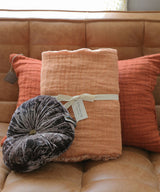 Beatrice LAVAL リネンベッドカバー＆カーテン・エトーシャピンク150×200