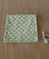 Beatrice LAVAL Cotton Calico Napkin 45x45 Rappi Green