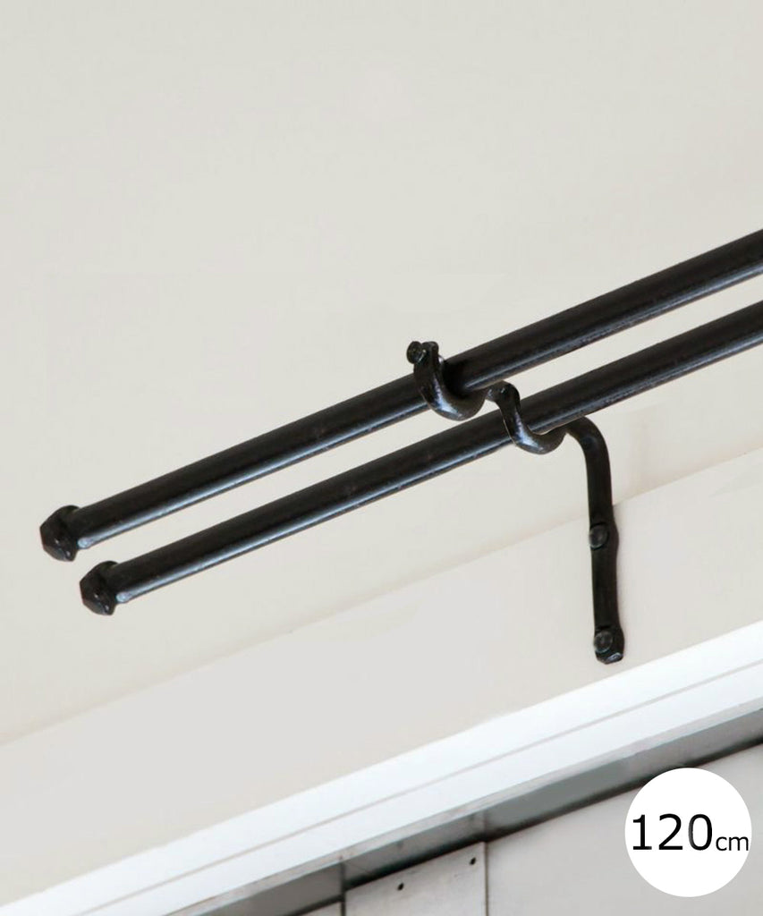 Beatrice LAVAL　アイアンカーテンポール･ダブルブラケットセット