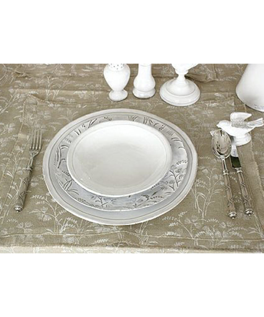 Astier de Villatte シンプル・プレゼンテーション大皿 – Blanc de Juillet