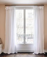 Beatrice LAVAL クロマ・リネンカーテン・140×280・ブラン