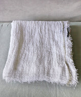 Beatrice LAVAL ハルマッタン・リネンオーガンジーカーテン・ウユニブラン130×300cm