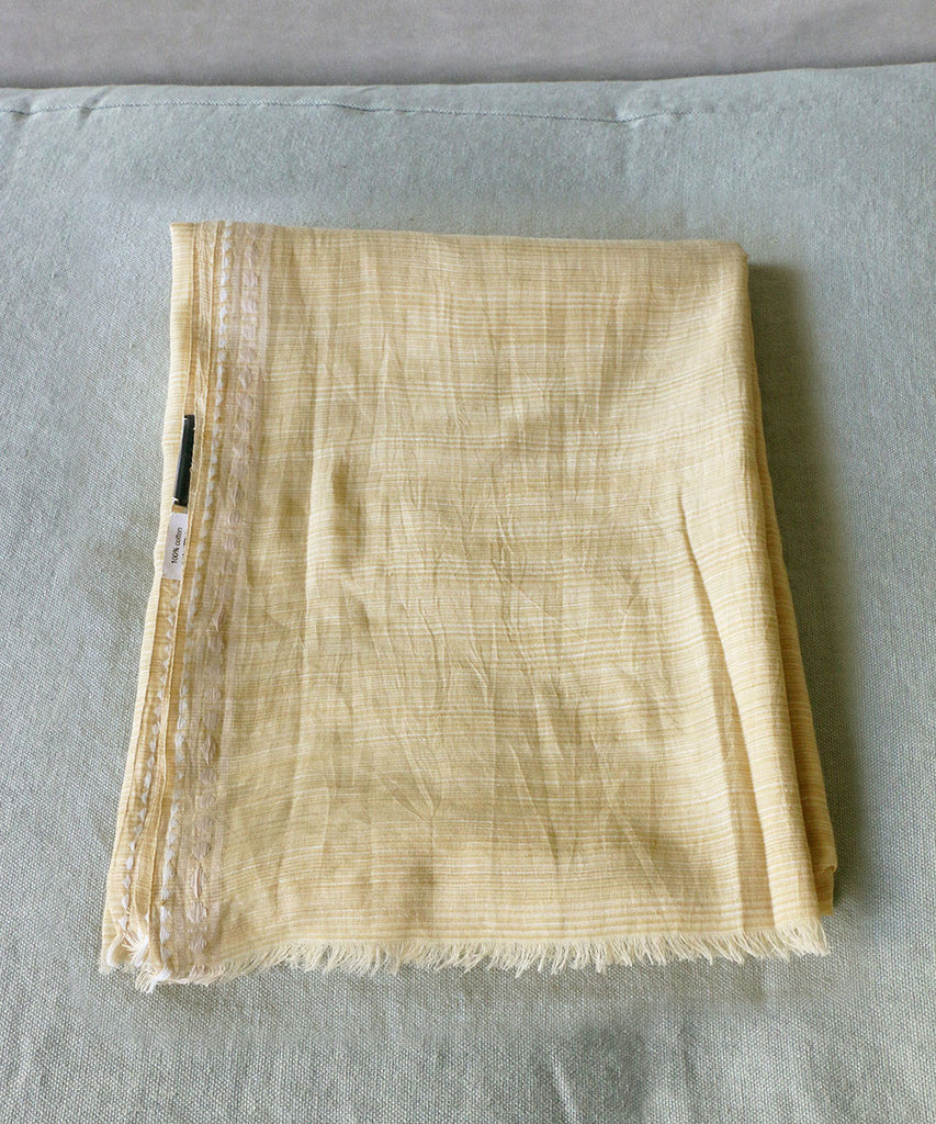 Beatrice LAVAL ゼファー・コットンカーテン・110×300・イザマルクリーム