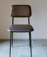 Ethnicraft ダイニングチェア・DC・レザー・チョコレートブラウン