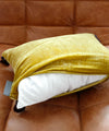 Beatrice LAVAL Silk Velvet Cushion Pompom Gold 2010