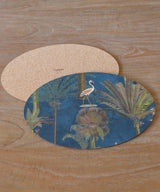 Plumeria Home トレイランチョン・オーバル・ジャングル　42×30cm