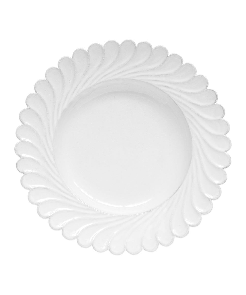 Astier de Villatte Alexandre Oval Large Plate GM – Blanc de Juillet