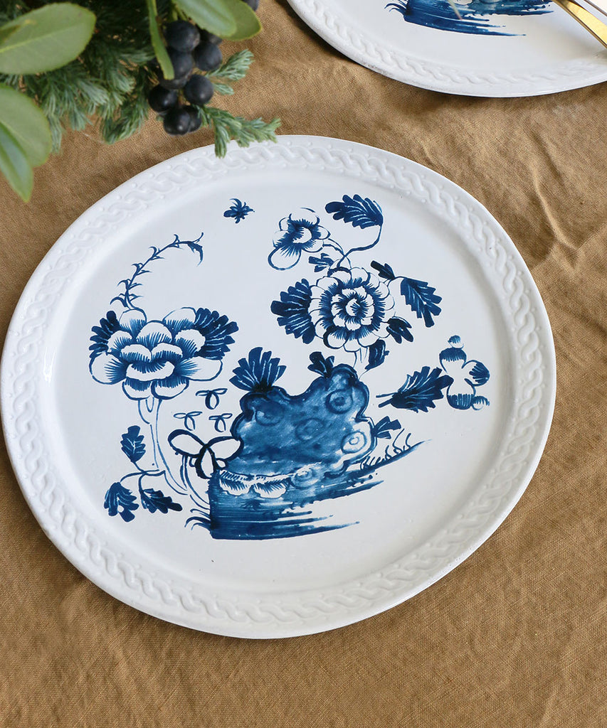 Astier de Villatte Claudine ディナープレート Claudine ディナープレート 28.5cm