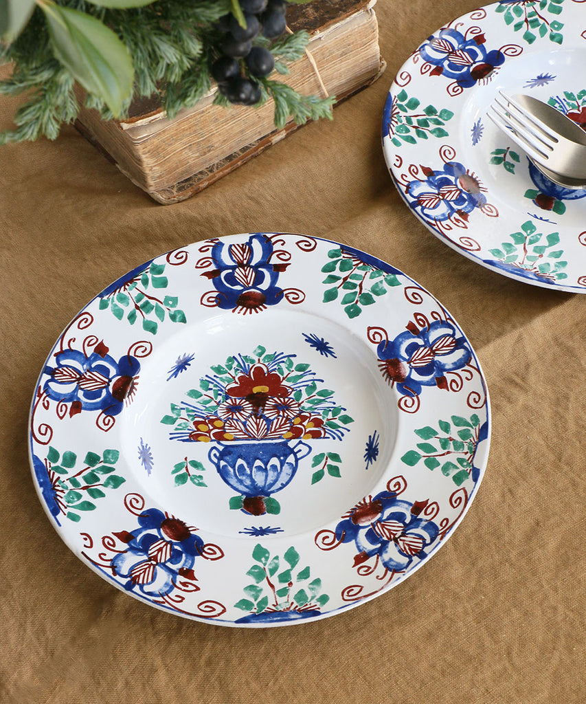 Astier de Villatte Nathalie Dinner Plate – Blanc de Juillet