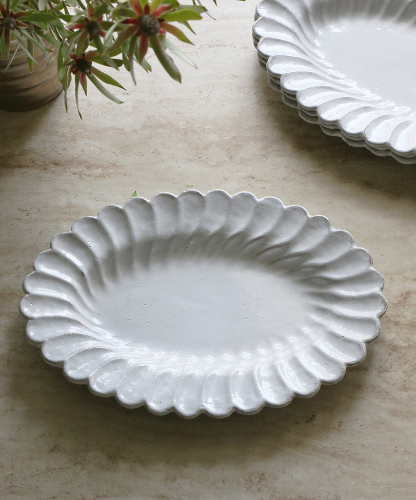 Astier de Villatte ペギー・ケーキスタンド – Blanc de Juillet