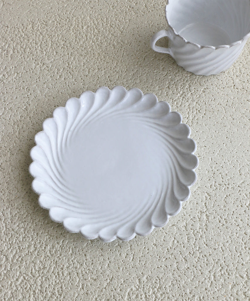 Astier de Villatte ペギー・コンポート・ダブル　ケーキスタンド Astier de Villatte ペギー・ケーキスタンド – Blanc de Juillet