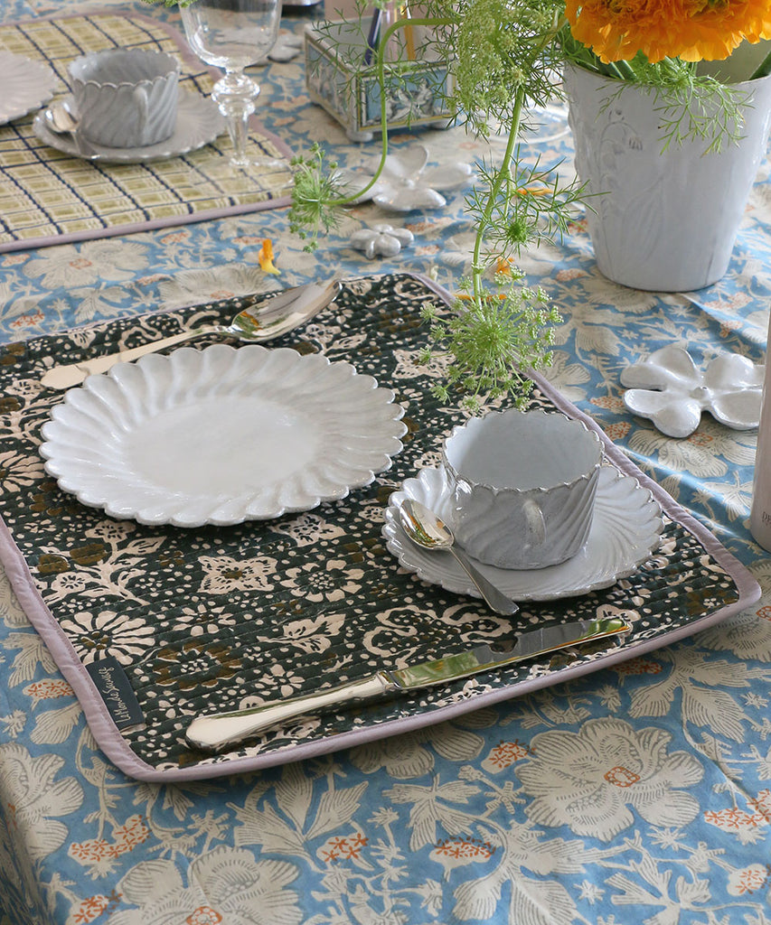 Astier de Villatte ペギー・デザートプレート – Blanc de Juillet