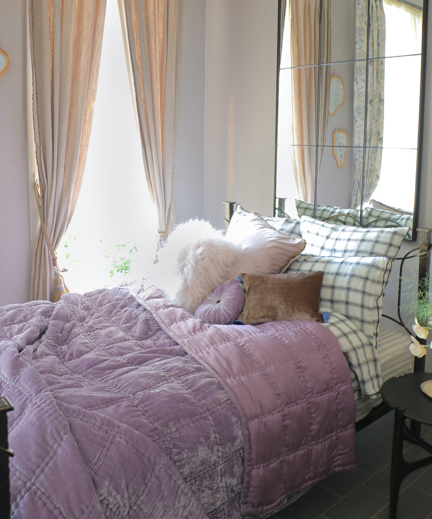 Beatrice LAVAL Silk Velvet Bedspread 150x250, Kyushu Rila 2022