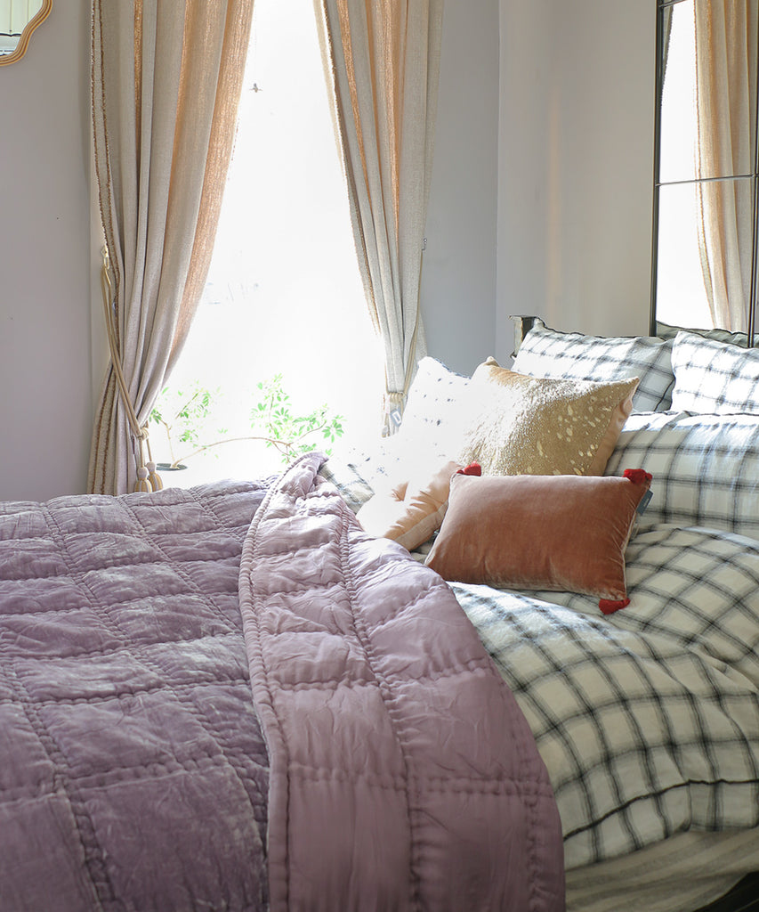 Beatrice LAVAL Silk Velvet Bedspread 150x250, Kyushu Rila 2022