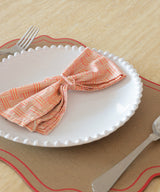 Beatrice LAVAL Cotton Print Napkin 45x45 Gore Pink