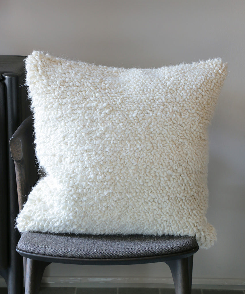 ETNIK DOKUMA ポンポン・クッション・ホワイト50×50cm