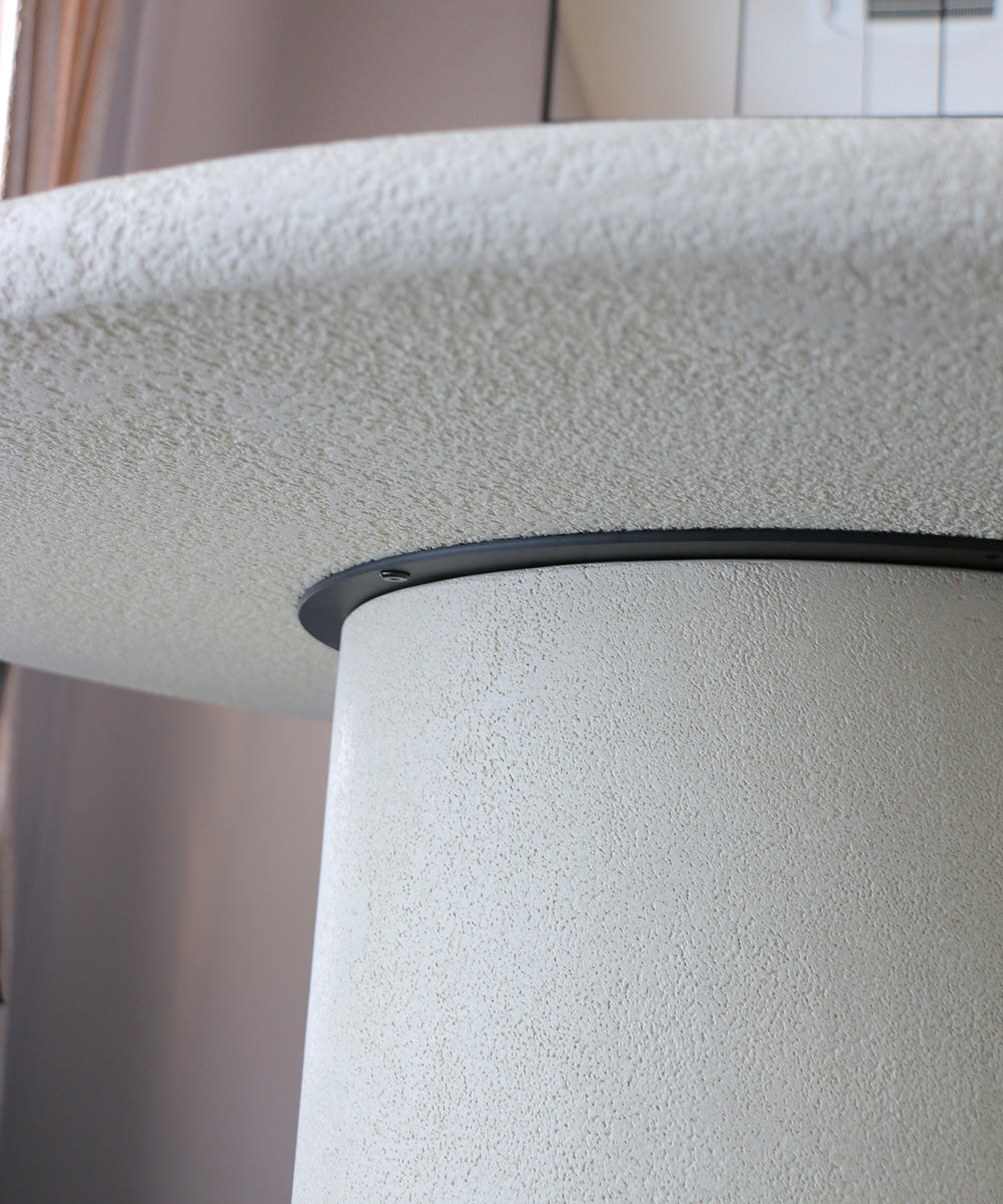 Ethnicraft エレメンツ・ダイニングテーブルΦ125cm – Blanc de Juillet