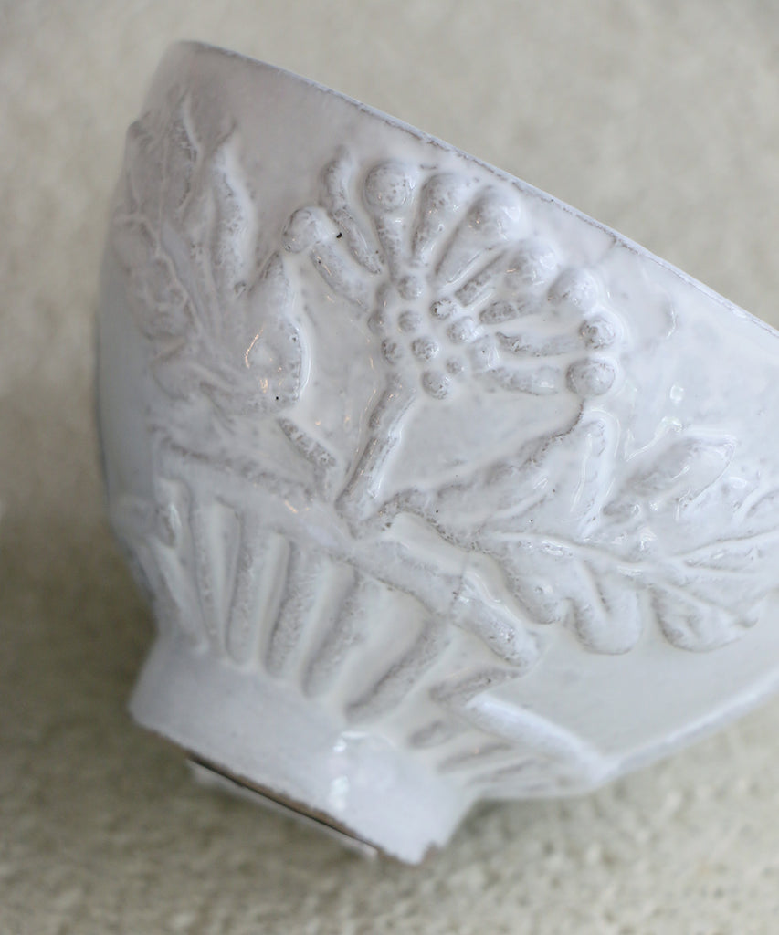 Astier de Villatte セツコ・フルール・ボウル – Blanc de Juillet