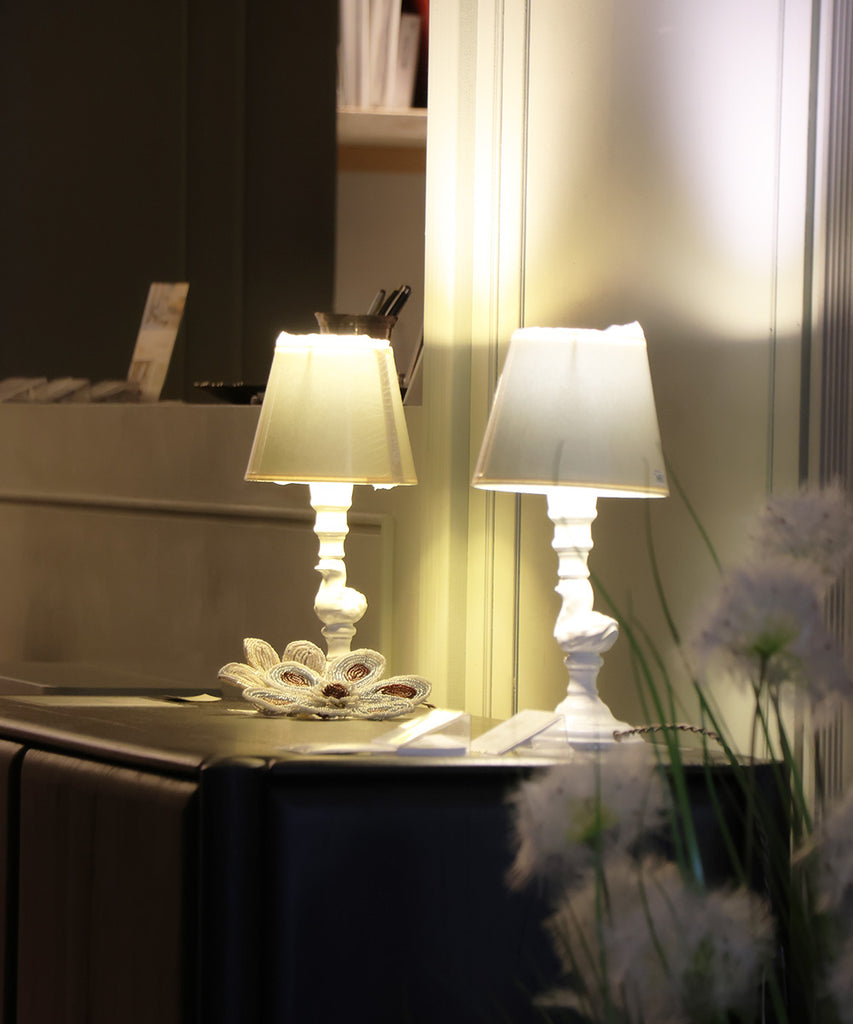Astier de Villatte Table Lamp Canard/Shade Gold