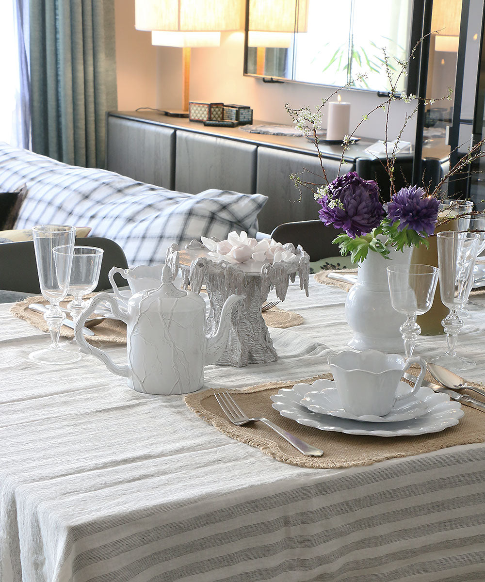 ティーポット/Astier de Villatte – – Blanc de Juillet