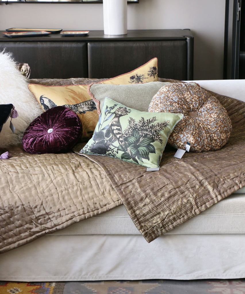 Beatrice LAVAL シルククッション・フープー2・40×30