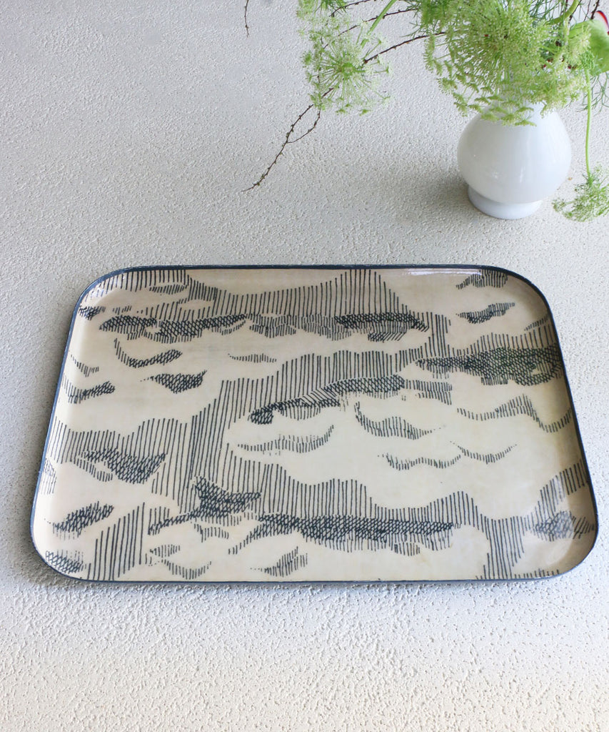 Beatrice LAVAL トレイ・アタリ×L・雲 40×30cm