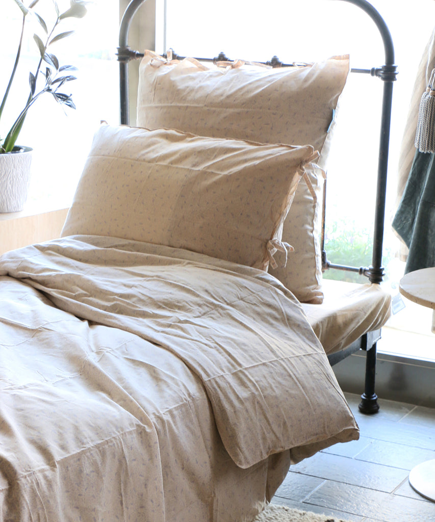 Beatrice LAVAL  布団カバーセット・シングル・コットンスフレ・ウユニブラン