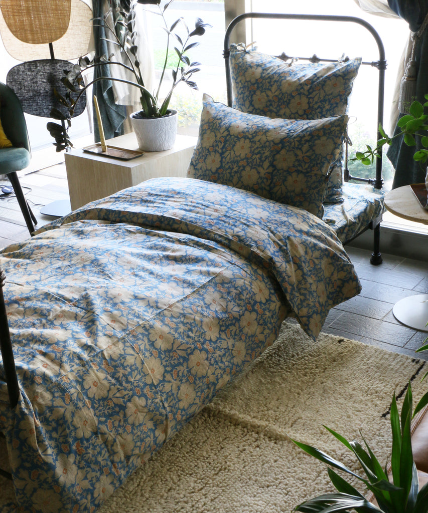 Beatrice LAVAL  布団カバーセット・シングル・コットンスフレ・サンクトペテルブルクブルー