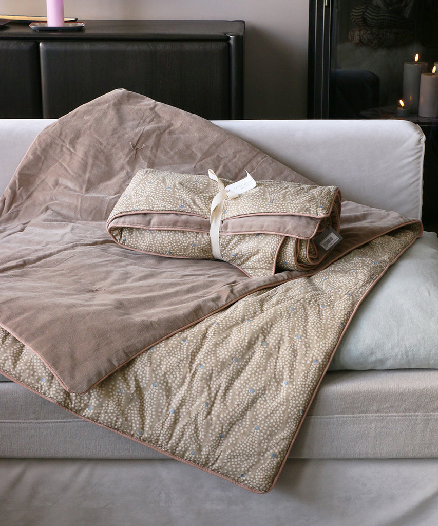 Beatrice LAVAL ソファマット90×200・スター・ナポリベージュ