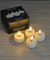Deluxe LEDティーライトキャンドル・アイボリーS・4個セット