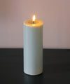 Deluxe LEDキャンドル・セージグリーン・Φ7.5H20cm