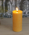 Deluxe LEDキャンドル・イエロー・Φ7.5H15cm