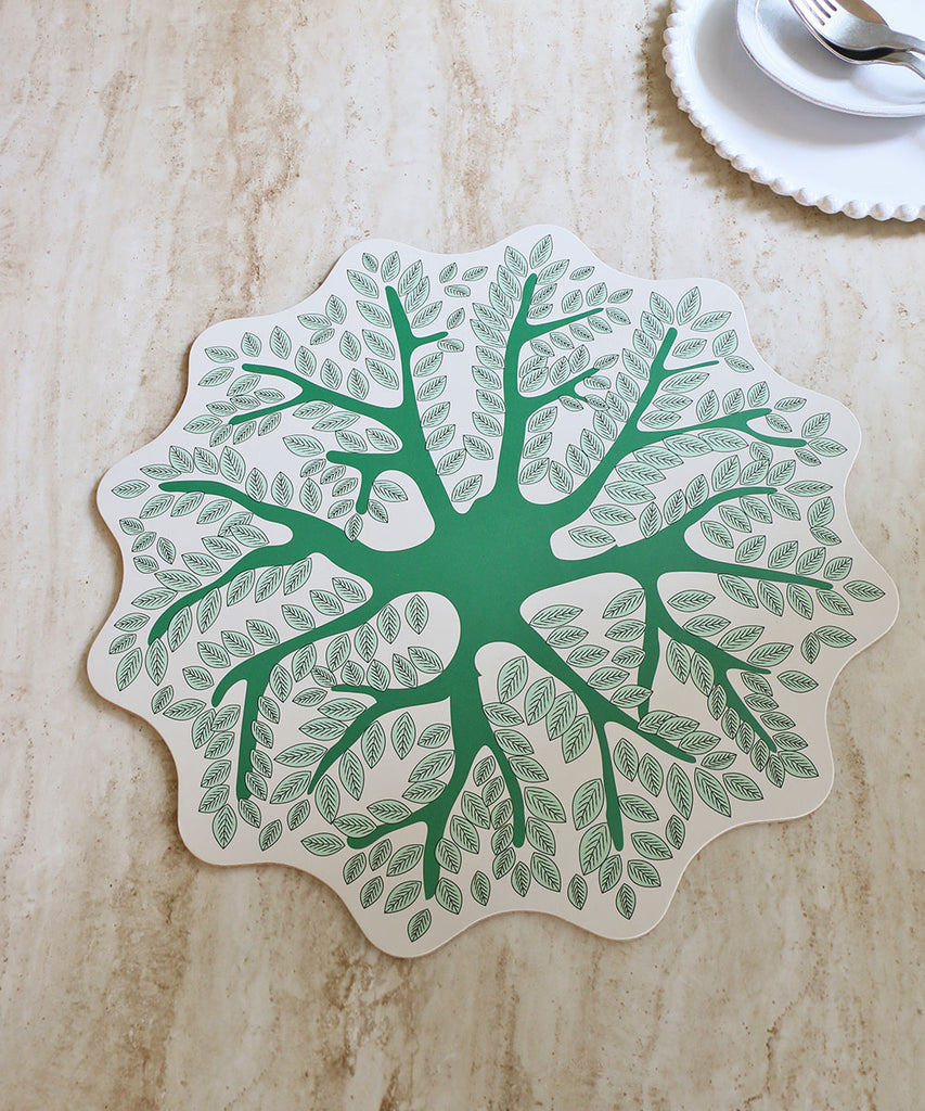 OPJET PARIS トレイ ランチョン・ウッドツリー・コルク底