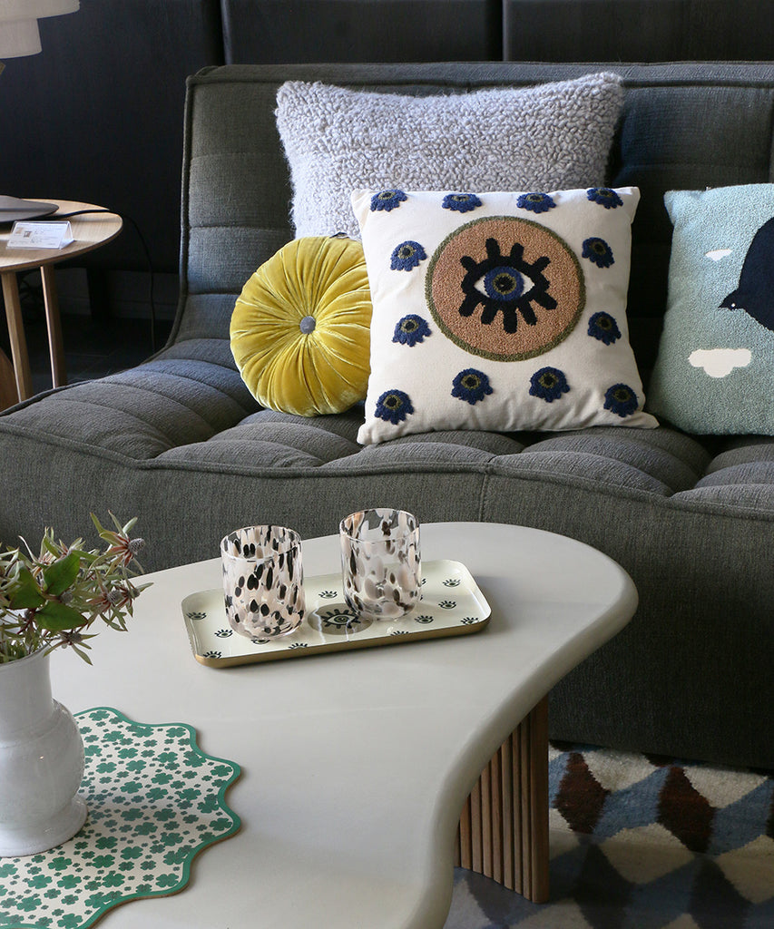 OPJET PARIS エナメル加工のメタルトレイ・EYE