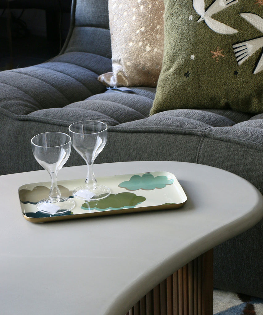 OPJET PARIS エナメル加工のメタルトレイ・くも