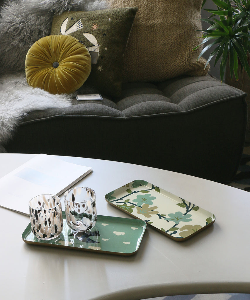 OPJET PARIS エナメル加工のメタルトレイ・とり