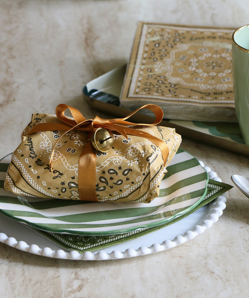 OPJET PARIS ペーパーナプキン 20枚入り・バンダナベージュ