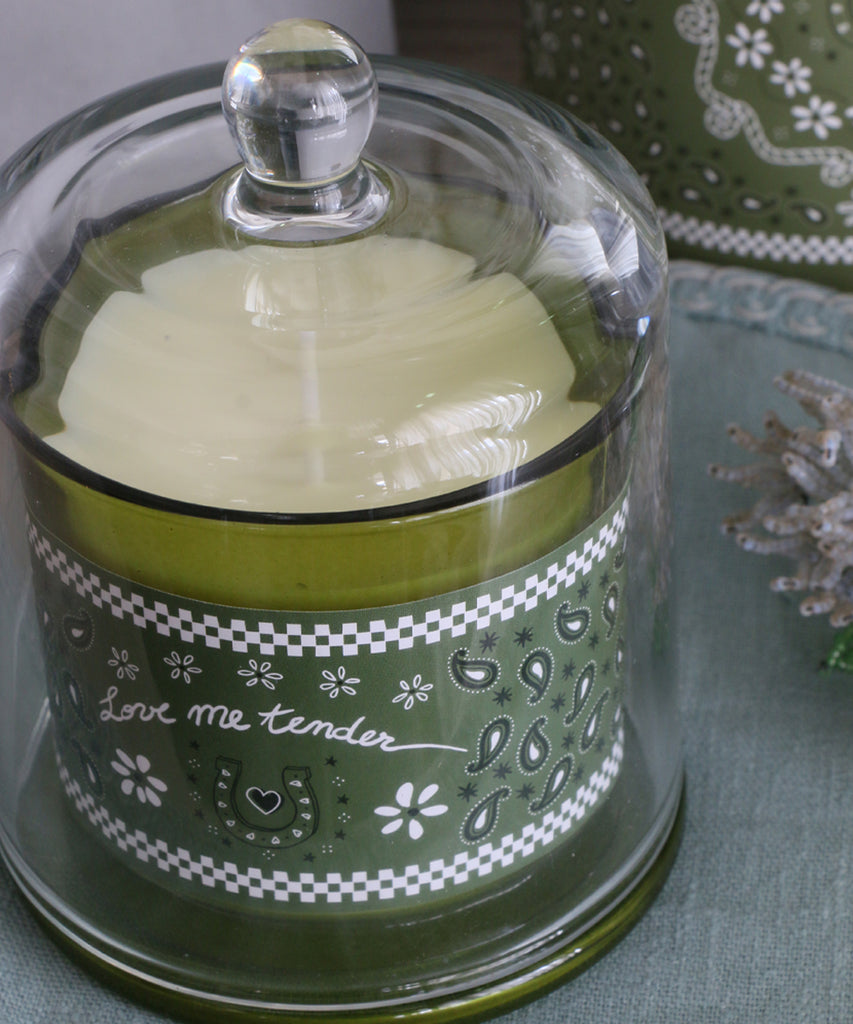 OPJET PARIS アロマキャンドル・ガラスドーム付き・森のささやき