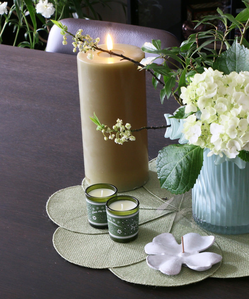 OPJET PARIS アロマキャンドル・森のささやき 4個セット・バンダナカーキボックス