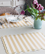 OPJET PARIS PVC Placemat - Sand Stripe