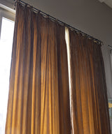 Beatrice LAVAL Silk Velour Curtain - Istanbul W110×H270 - Mustard