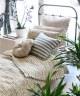 Beatrice LAVAL  コットン更紗・ベッドカバー・150×250・フローレンスイエロー