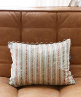 Beatrice LAVAL  コットン更紗・クッションカバー40×30・ラピストライプ