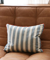 Beatrice LAVAL  コットン更紗・クッションカバー40×30・ロンドンストライプ