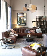 [Pre-order, Arriving September] Ethnicraft N701 Sofa, 3-seater, Leather, Chestnut