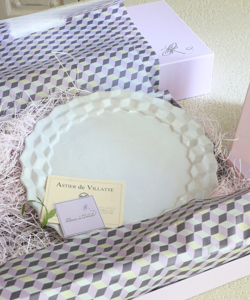 ギフトセット・Astier de Villatte キューブ・ディナープレート