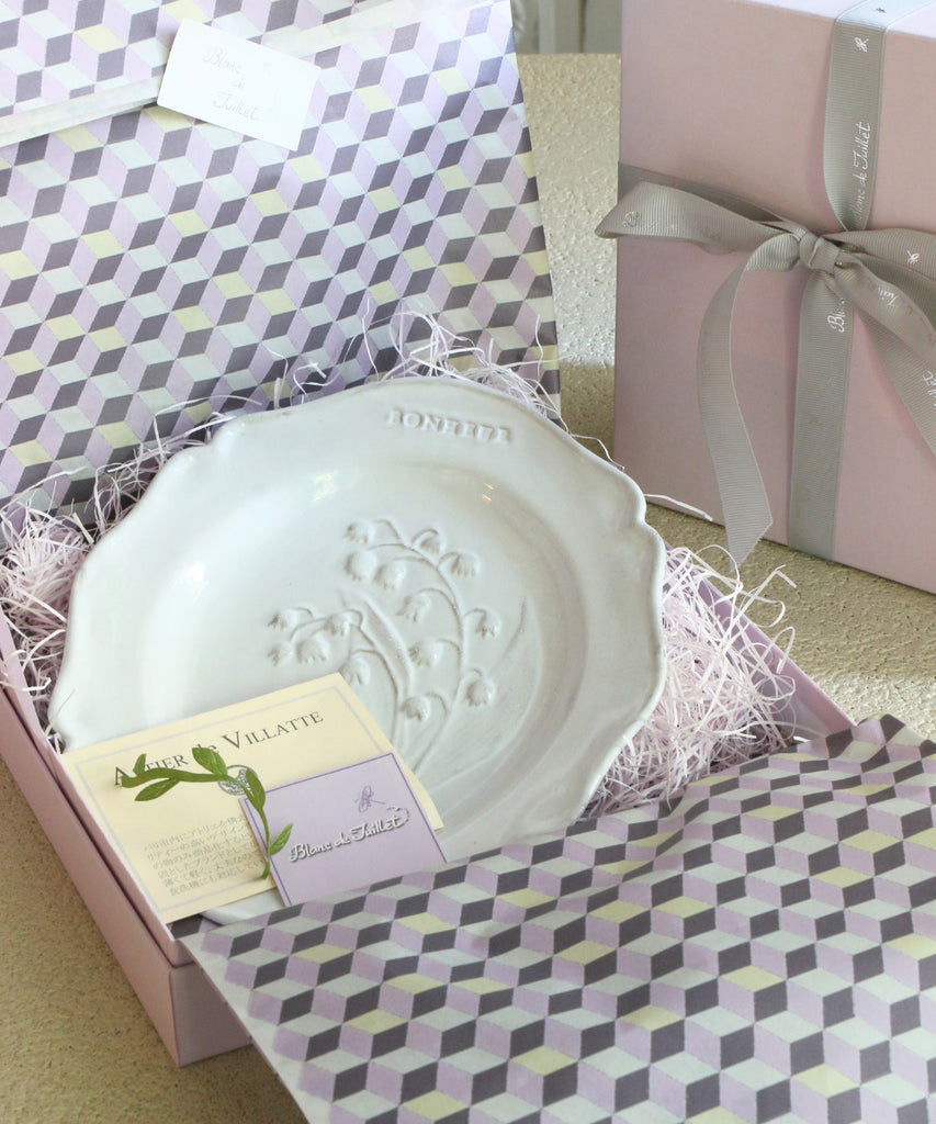 ギフトセット・Astier de Villatte フルール・デザートプレート